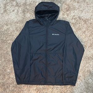 NWT Columbia black windbreaker jacket Size M